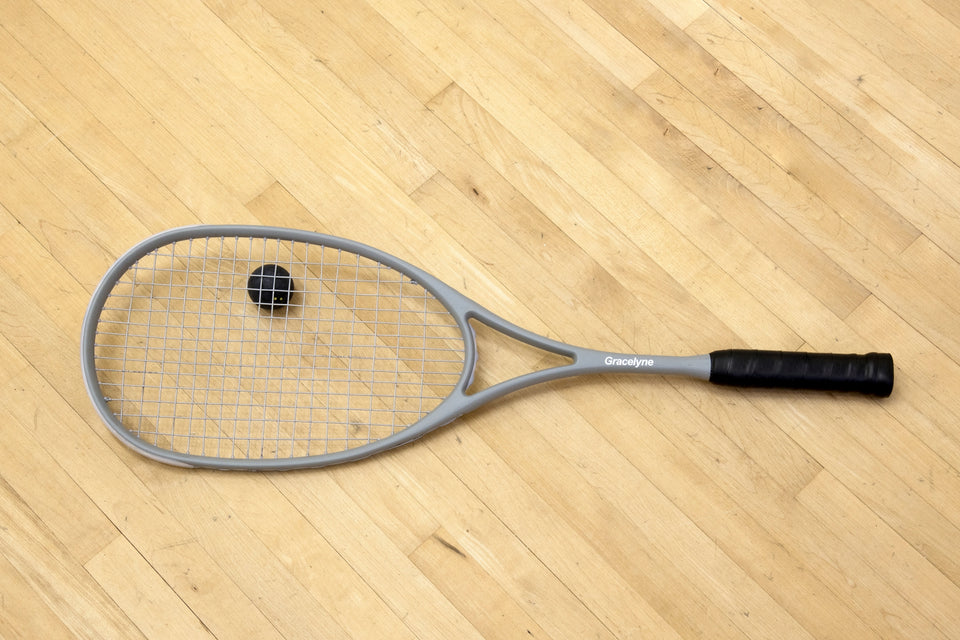 Buy Gracelyne Gray Squash Racquet (racket) frame for sale. Beginner, intermediate, advanced, pro, college, players. Light-weight, well balanced squash racquet Gracelyne is where you can buy your squash racquet and equipment needs today. Squash For sale.